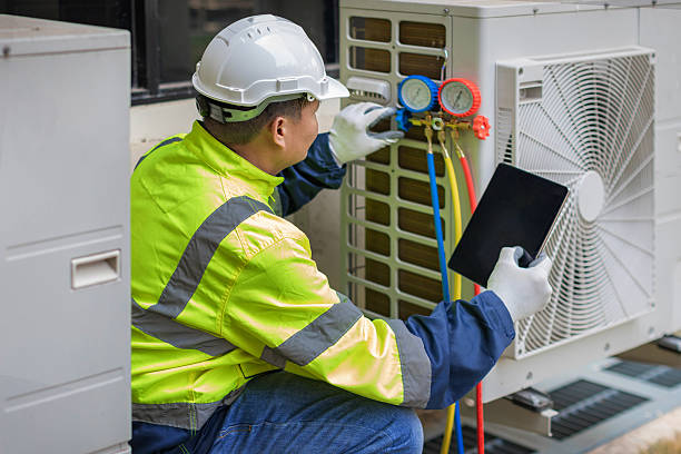 Professional Hvac Maintenance technician working in Bellevue, MI